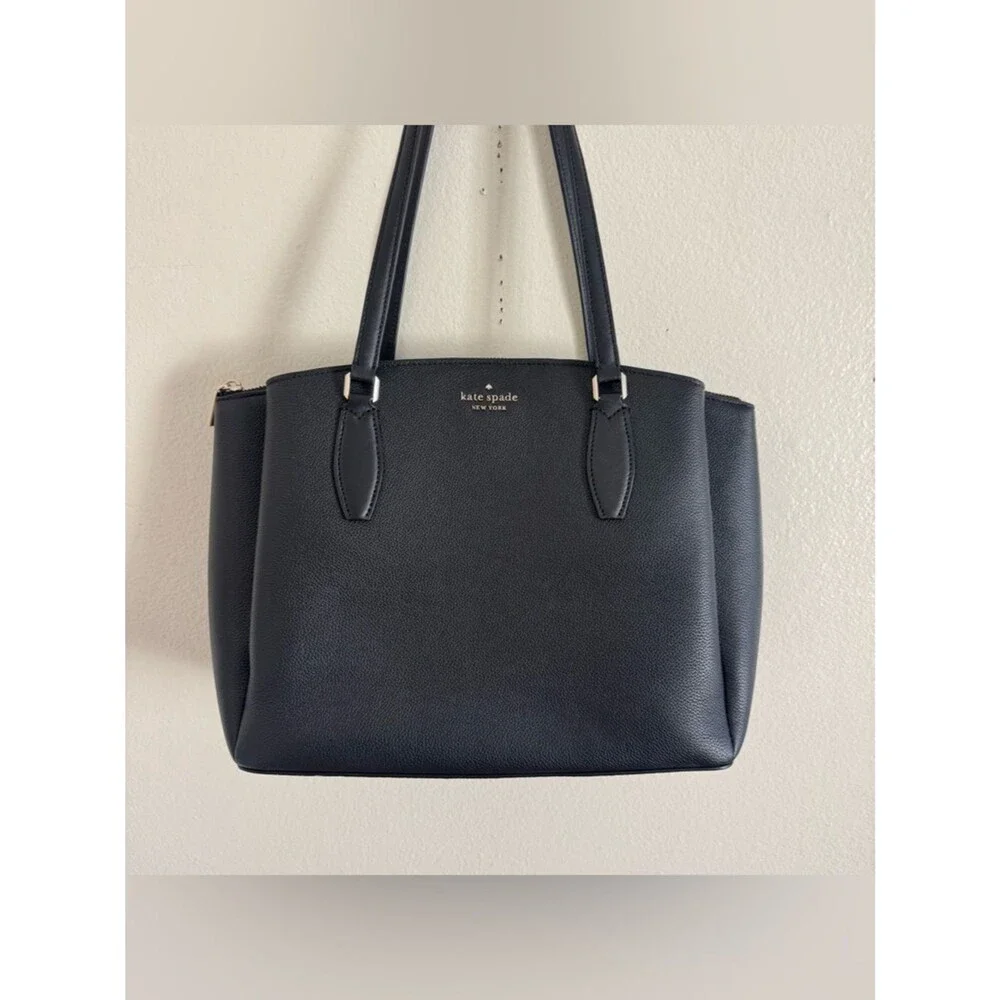Kate Spade Monet Large Triple Compartment Tote Black